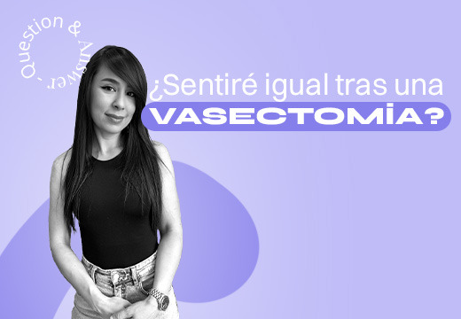 Quiero hacerme una vasectomía, ¿podré sentir igual que siempre?